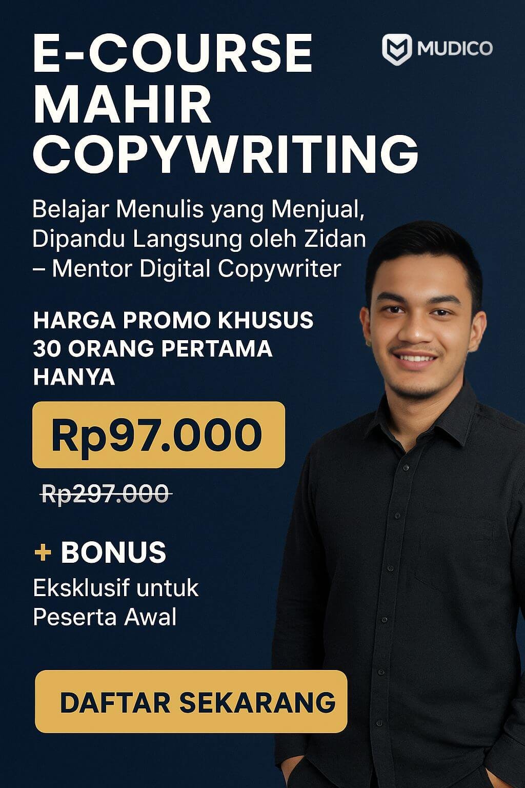 Mockup E-Course Mahir Copywriting