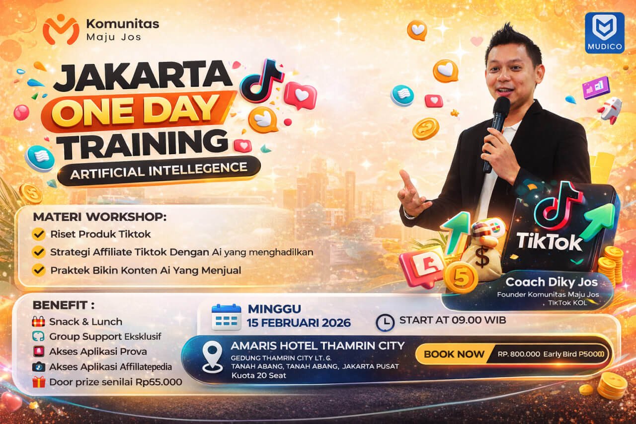 Poster Event Training AI TikTok